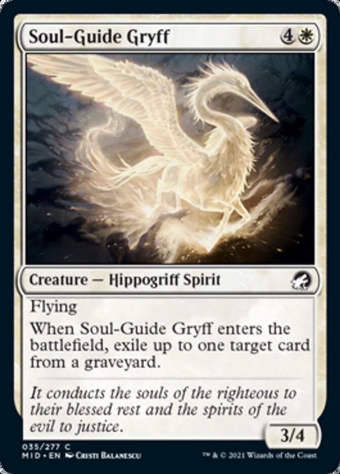 Soul-Guide Gryff [Innistrad: Midnight Hunt] | Jack's On Queen