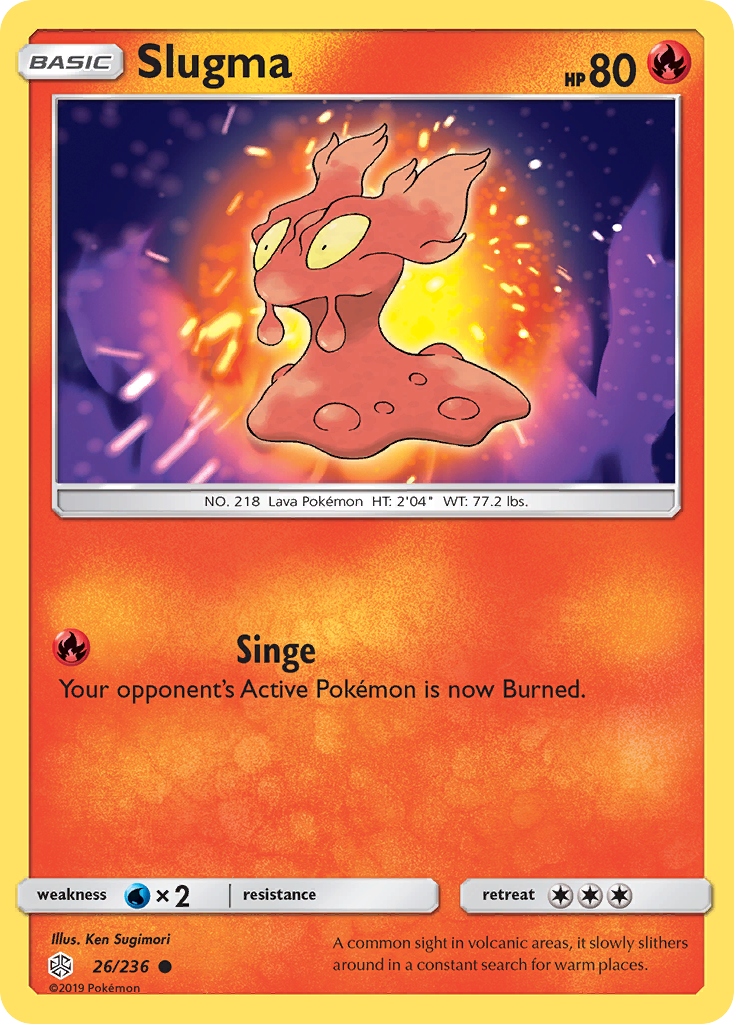 Slugma (26/236) [Sun & Moon: Cosmic Eclipse] | Jack's On Queen