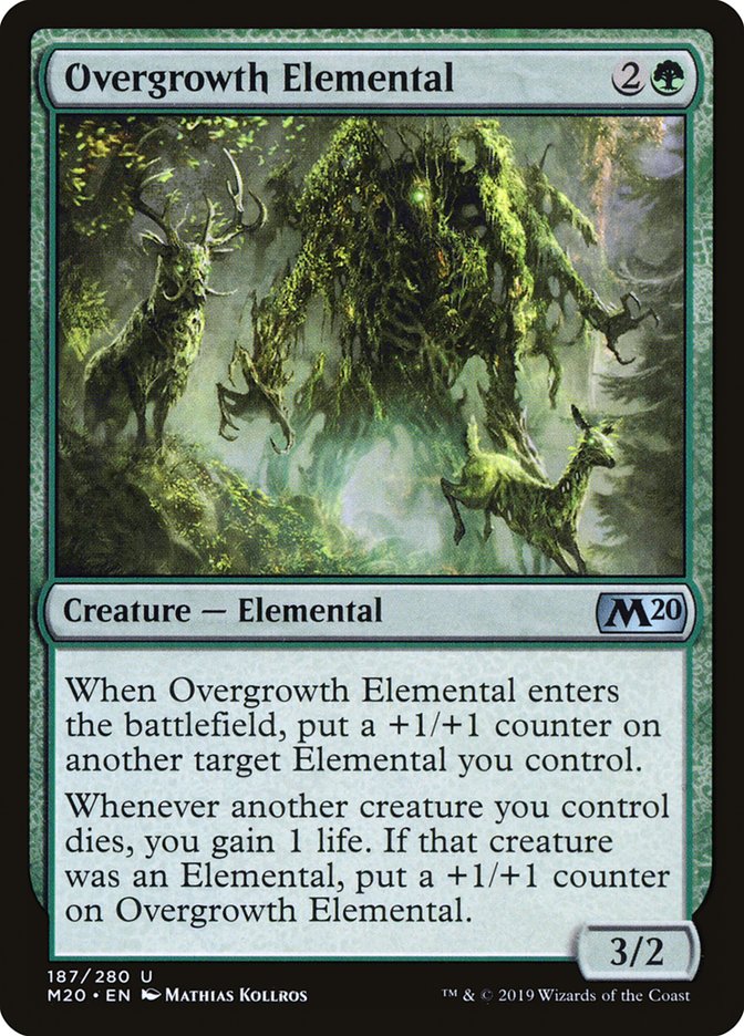 Overgrowth Elemental [Core Set 2020] | Jack's On Queen