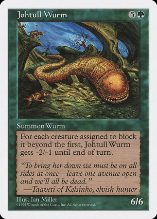 Johtull Wurm [Fifth Edition] | Jack's On Queen