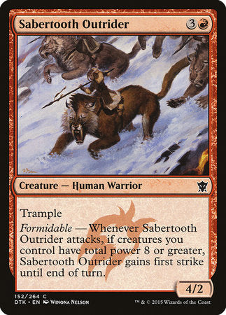 Sabertooth Outrider [Dragons of Tarkir] | Jack's On Queen