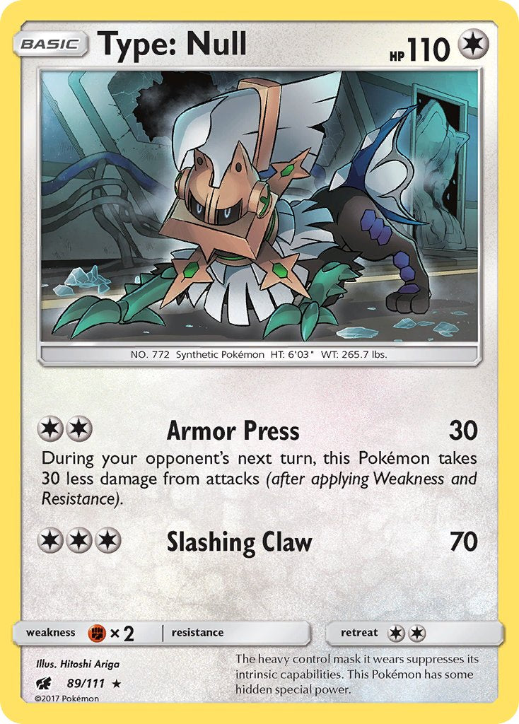 Type: Null (89/111) (Theme Deck Exclusive) [Sun & Moon: Crimson Invasion] | Jack's On Queen