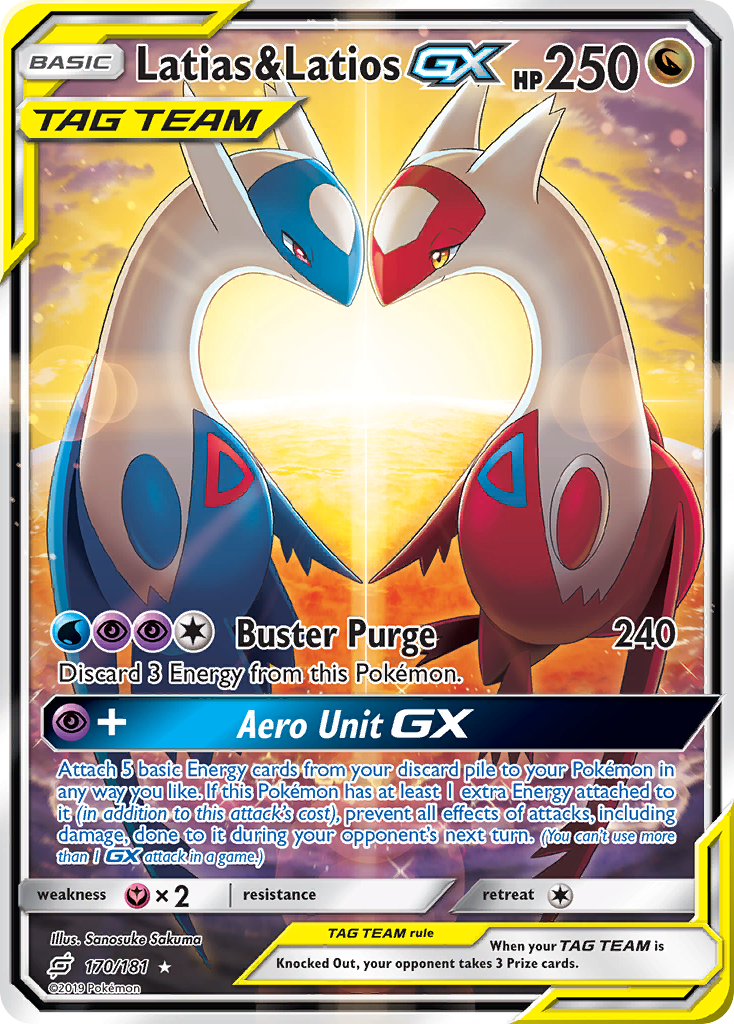 Latias & Latios GX (170/181) [Sun & Moon: Team Up] | Jack's On Queen