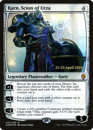 Karn, Scion of Urza [Dominaria Promos] | Jack's On Queen