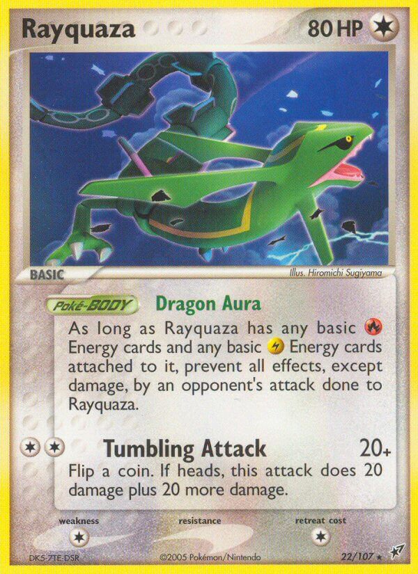 Rayquaza (22/107) (Theme Deck Exclusive) [EX: Deoxys] | Jack's On Queen