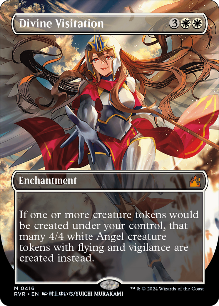 Divine Visitation (Anime Borderless) [Ravnica Remastered] | Jack's On Queen