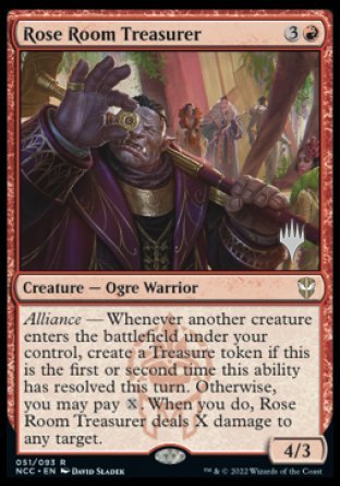 Rose Room Treasurer (Promo Pack) [Streets of New Capenna Commander Promos] | Jack's On Queen