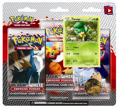 Black & White: Emerging Powers - 3-Pack Blister (Pansage) | Jack's On Queen