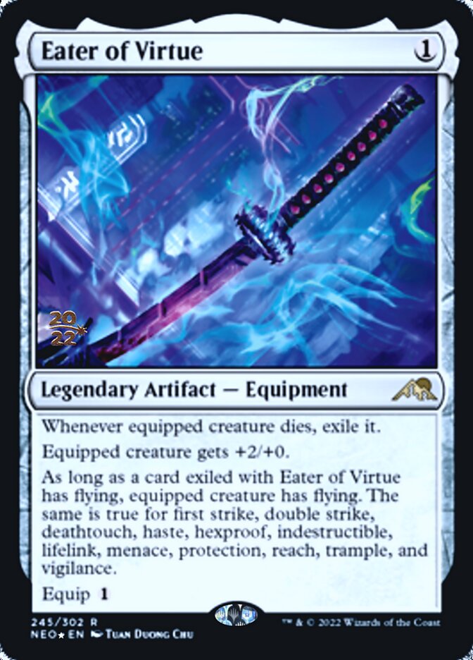 Eater of Virtue [Kamigawa: Neon Dynasty Prerelease Promos] | Jack's On Queen