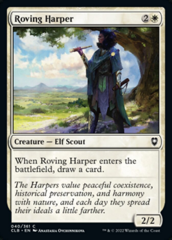 Roving Harper [Commander Legends: Battle for Baldur's Gate] | Jack's On Queen