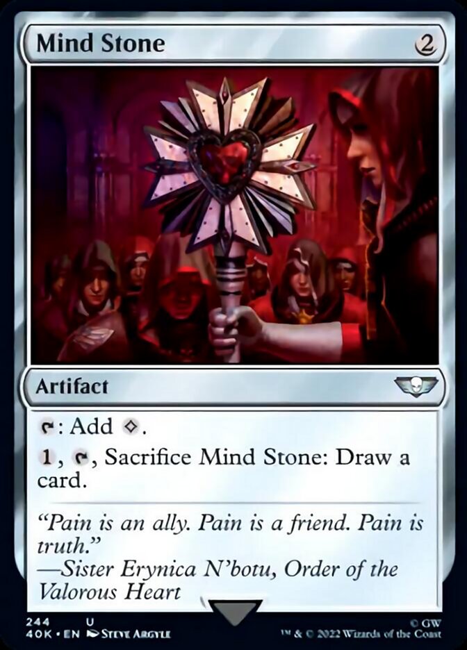 Mind Stone (244) (Surge Foil) [Universes Beyond: Warhammer 40,000] | Jack's On Queen