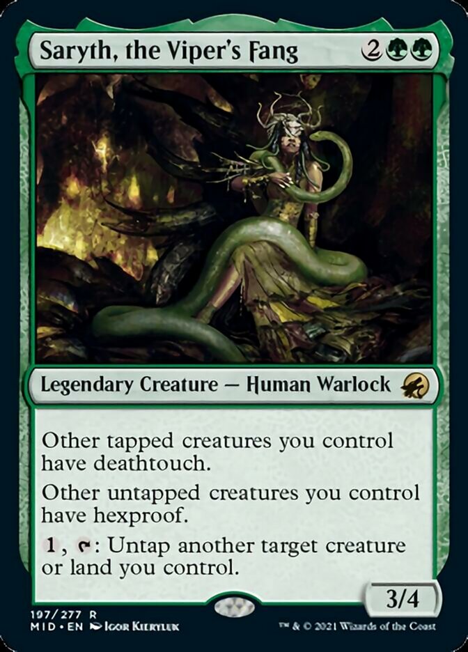 Saryth, the Viper's Fang [Innistrad: Midnight Hunt] | Jack's On Queen