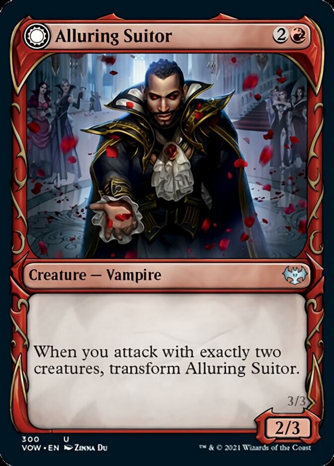 Alluring Suitor // Deadly Dancer (Showcase Fang Frame) [Innistrad: Crimson Vow] | Jack's On Queen