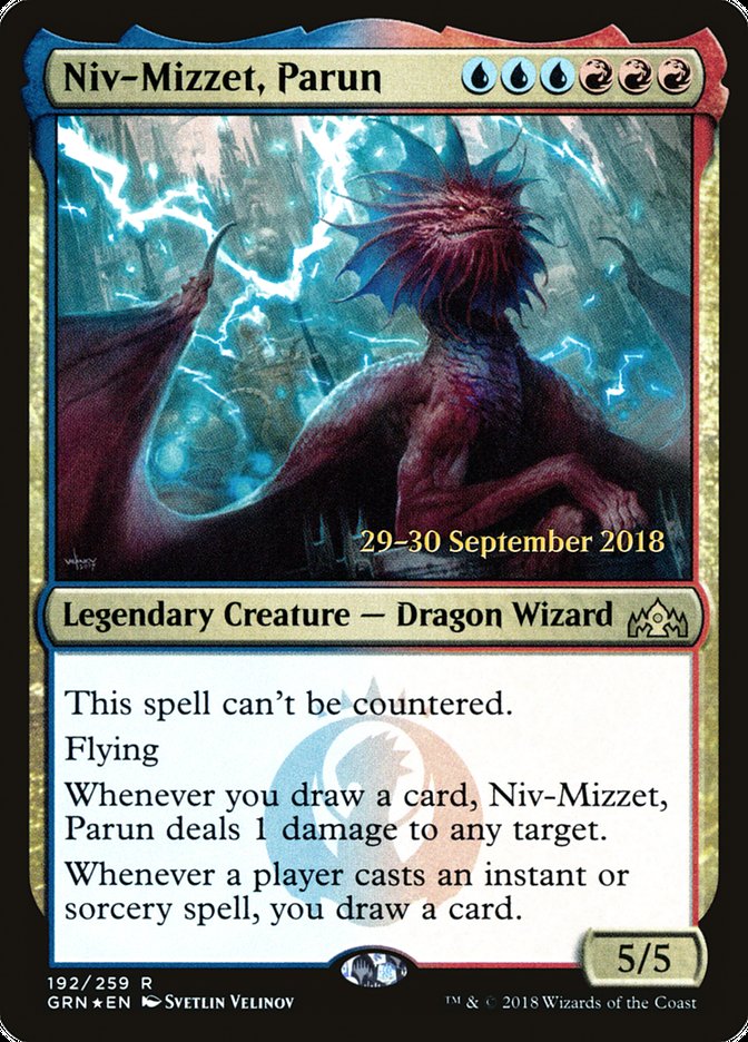 Niv-Mizzet, Parun  [Guilds of Ravnica Prerelease Promos] | Jack's On Queen