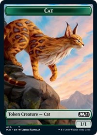 Cat (020) // Dog Double-sided Token [Core Set 2021 Tokens] | Jack's On Queen