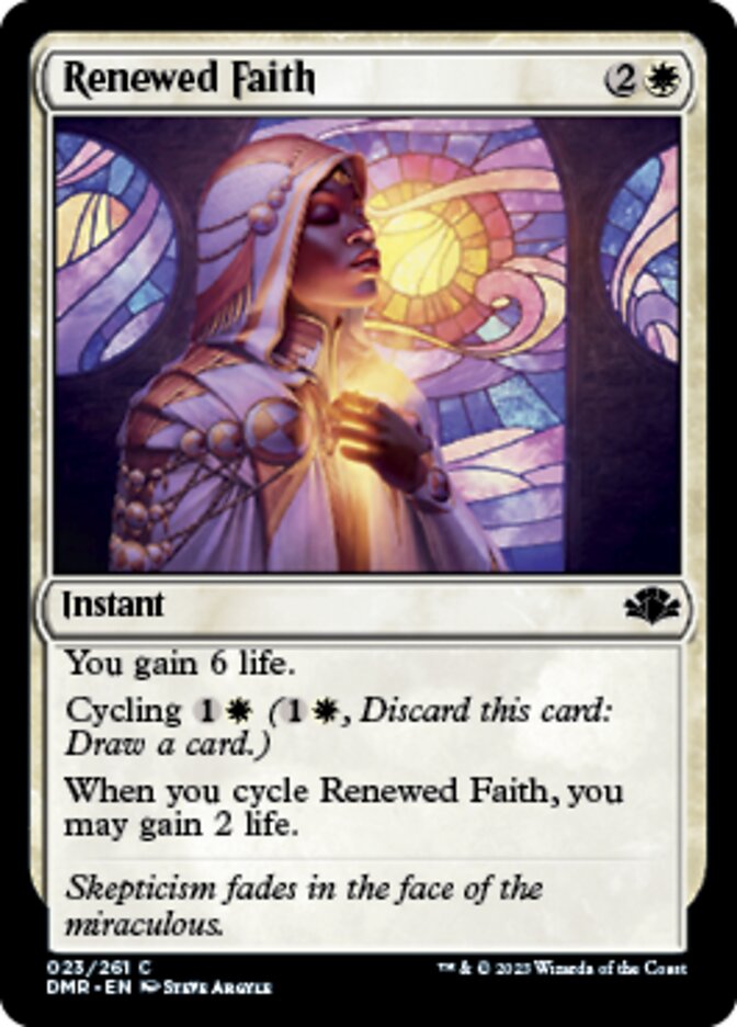 Renewed Faith [Dominaria Remastered] | Jack's On Queen