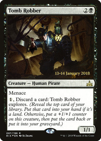 Tomb Robber [Rivals of Ixalan Promos] | Jack's On Queen