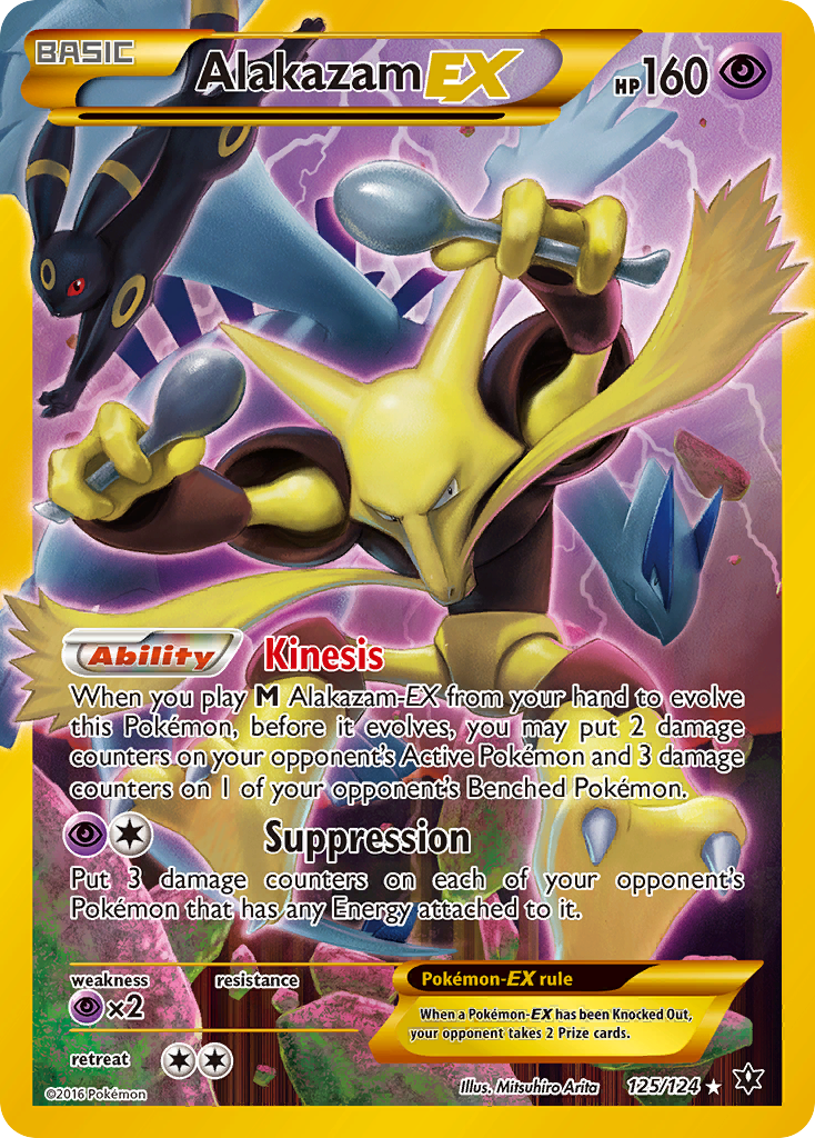 Alakazam EX (125/124) [XY: Fates Collide] | Jack's On Queen