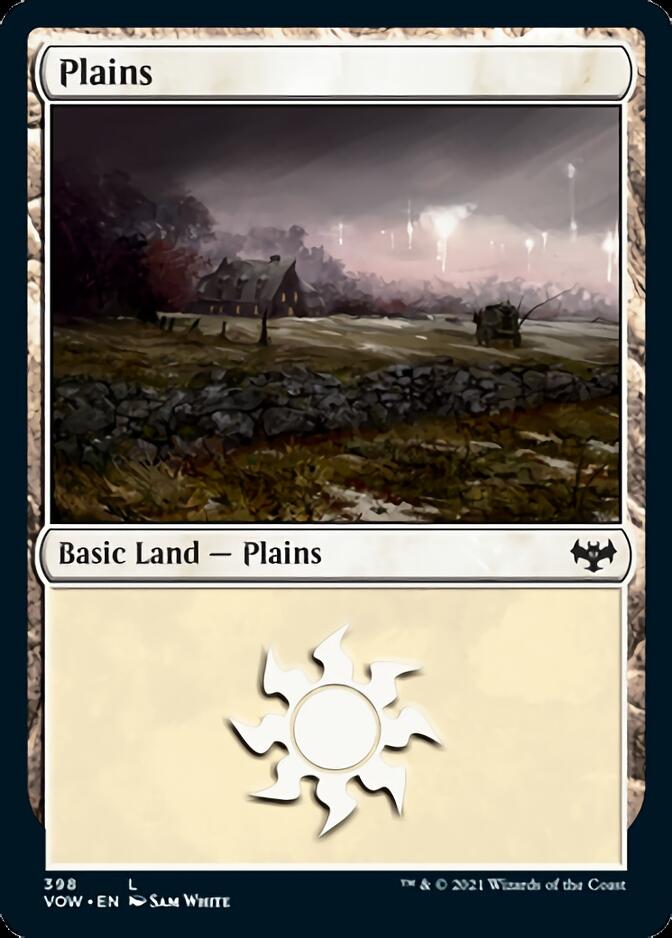 Plains (398) [Innistrad: Crimson Vow] | Jack's On Queen