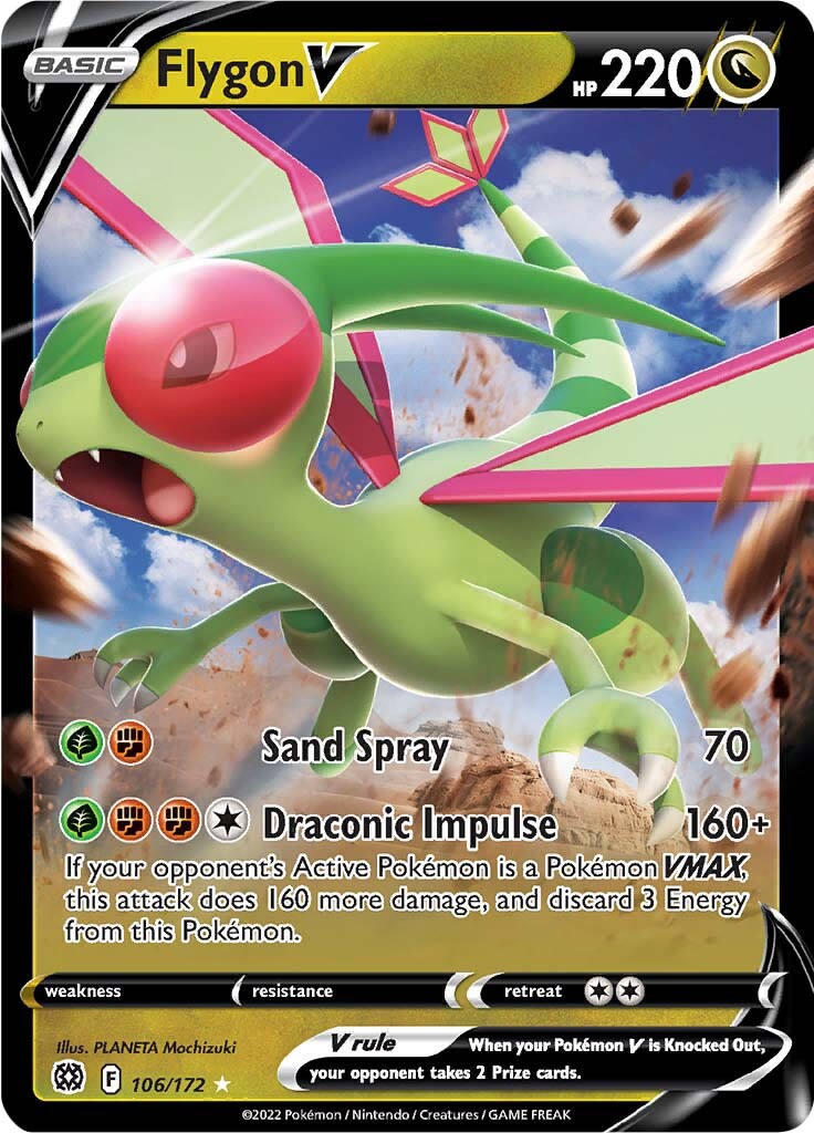 Flygon V (106/172) [Sword & Shield: Brilliant Stars] | Jack's On Queen