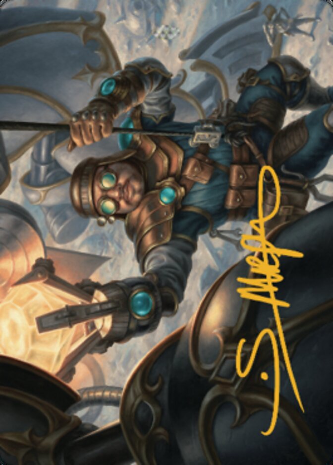 Powerstone Engineer Art Card (Gold-Stamped Signature) [The Brothers' War Art Series] | Jack's On Queen