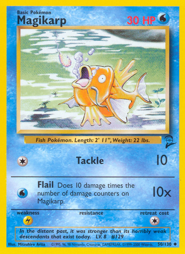 Magikarp (50/130) [Base Set 2] | Jack's On Queen