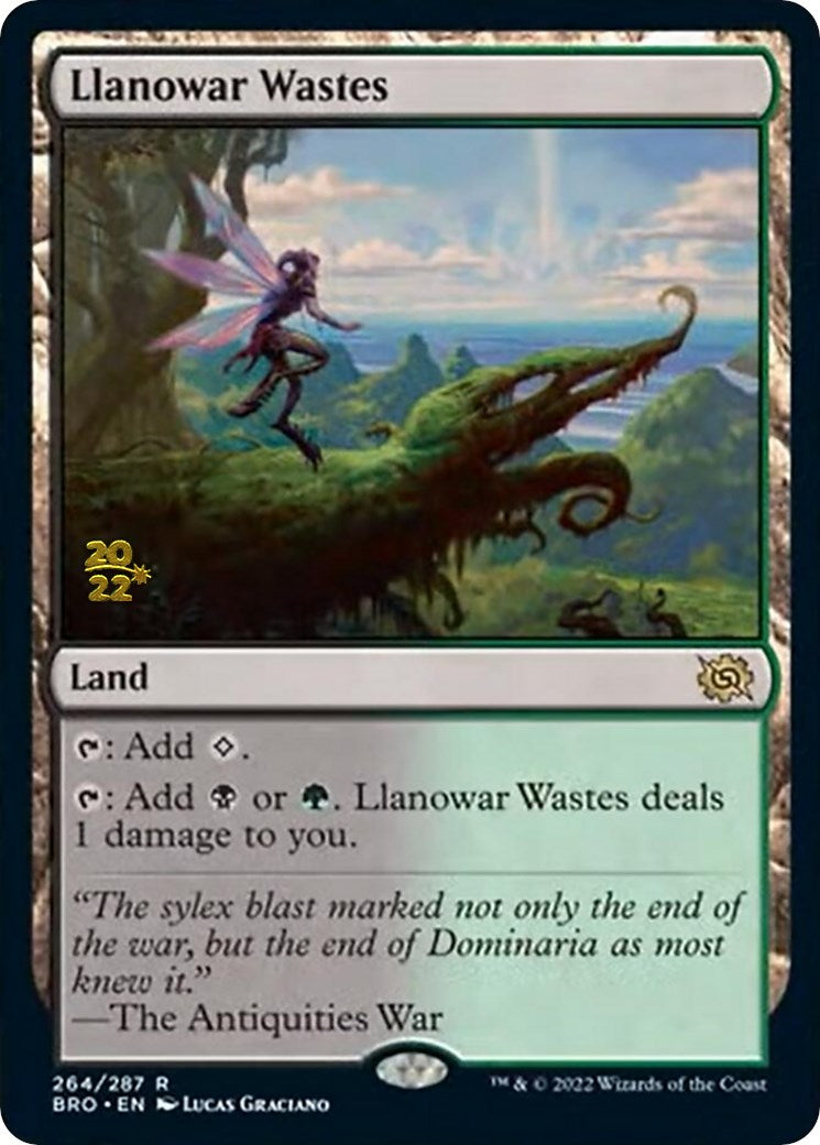 Llanowar Wastes [The Brothers' War: Prerelease Promos] | Jack's On Queen