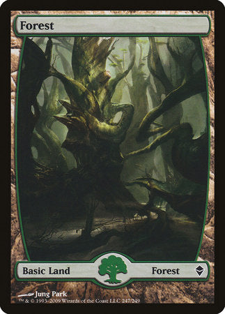 Forest (247) - Full Art [Zendikar] | Jack's On Queen