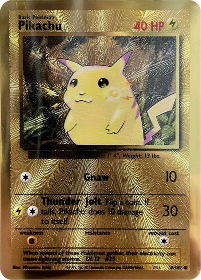 Pikachu (58/102) (Celebrations Metal Card) [Celebrations: 25th Anniversary] | Jack's On Queen