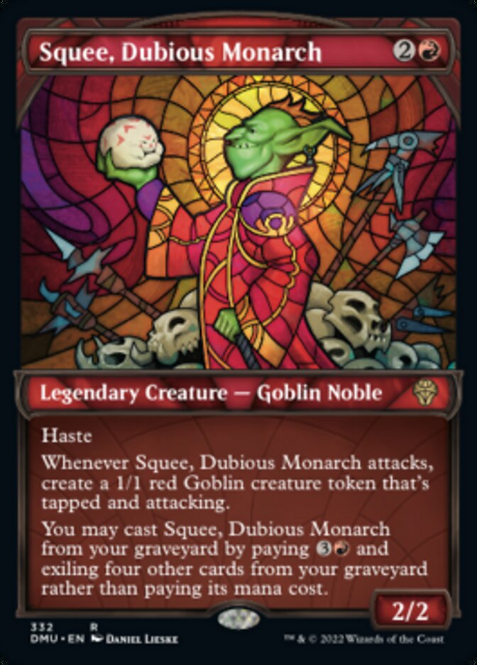 Squee, Dubious Monarch (Showcase Textured) [Dominaria United] | Jack's On Queen