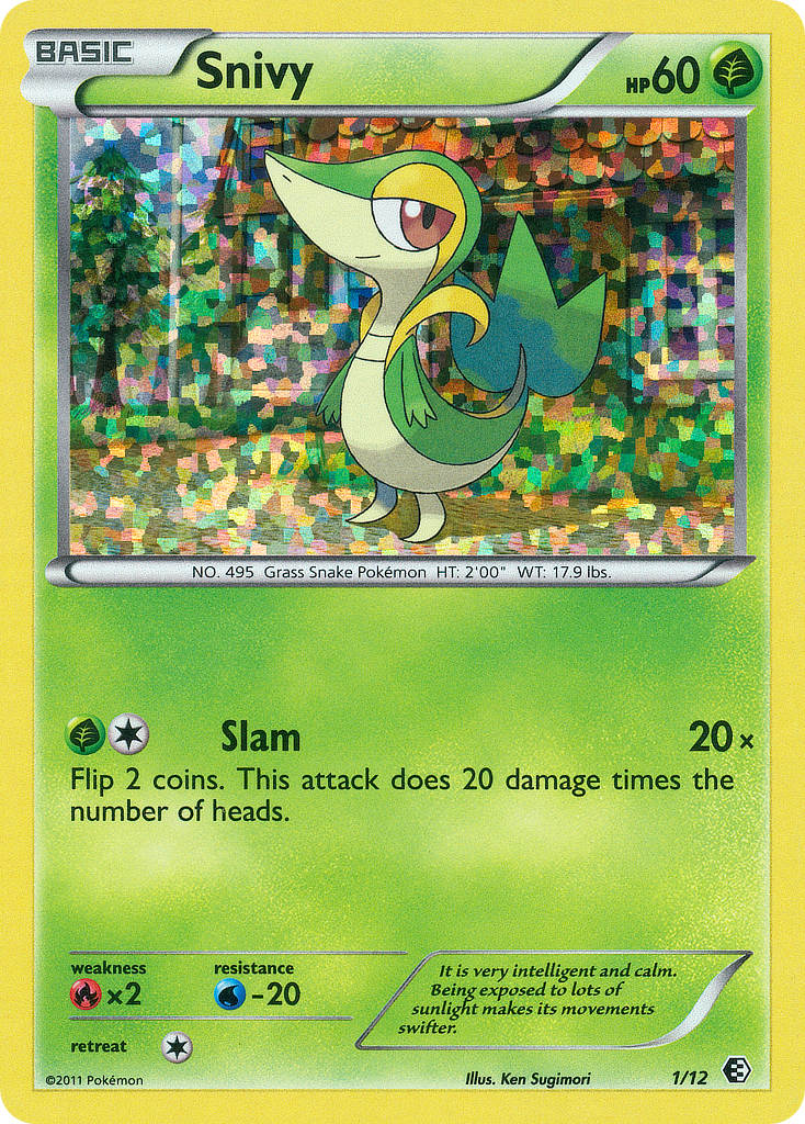Snivy (1/12) [McDonald's Promos: 2011 Collection] | Jack's On Queen