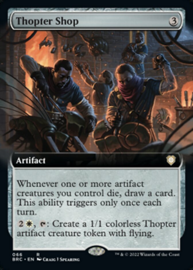 Thopter Shop (Extended Art) [The Brothers' War Commander] | Jack's On Queen