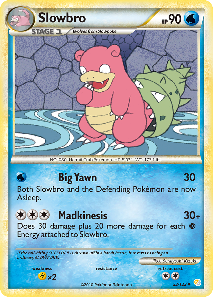 Slowbro (52/123) [HeartGold & SoulSilver: Base Set] | Jack's On Queen