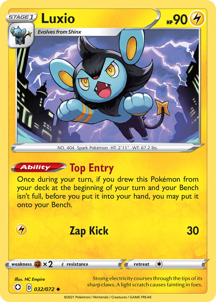 Luxio (032/072) [Sword & Shield: Shining Fates] | Jack's On Queen