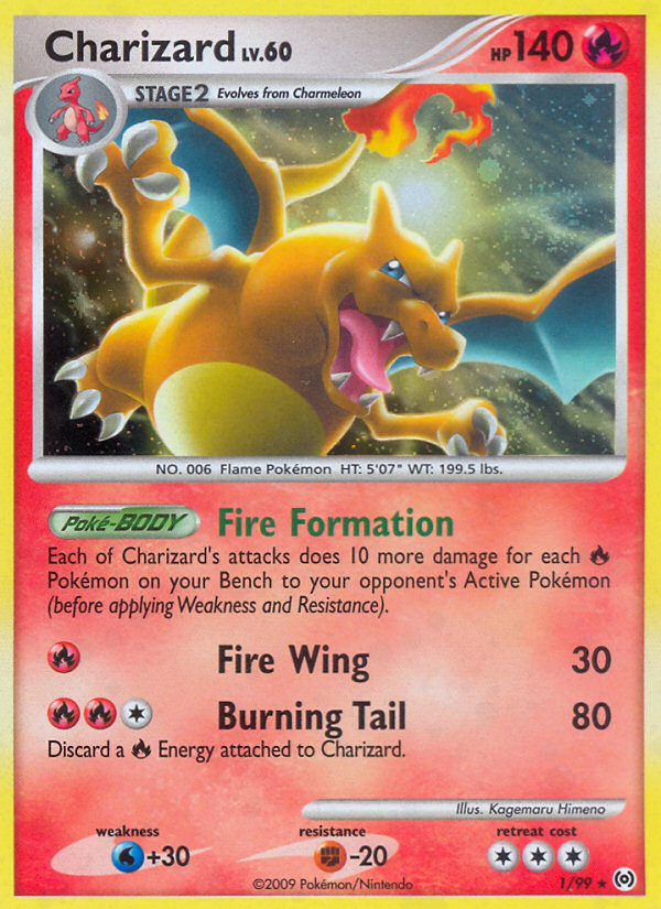 Charizard (1/99) [Platinum: Arceus] | Jack's On Queen