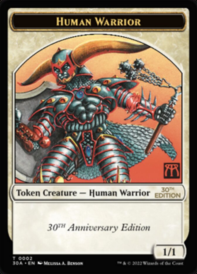 Human Warrior Token [30th Anniversary Tokens] | Jack's On Queen