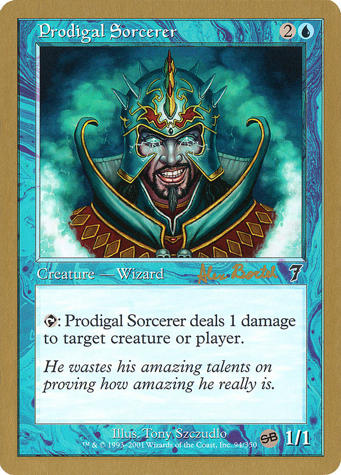 Prodigal Sorcerer (Alex Borteh) (SB) [World Championship Decks 2001] | Jack's On Queen