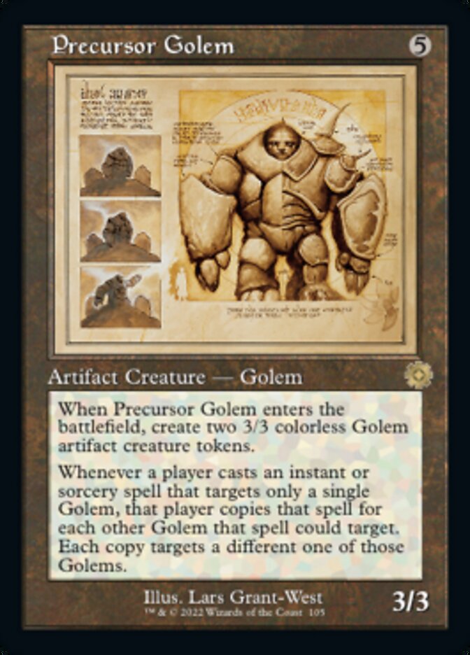 Precursor Golem (Retro Schematic) [The Brothers' War Retro Artifacts] | Jack's On Queen