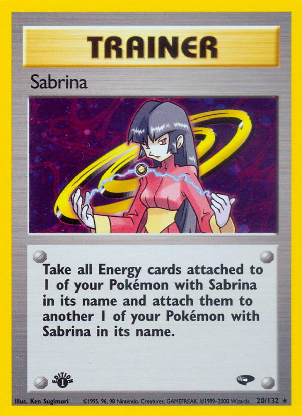 Sabrina (20/132) [Gym Challenge 1st Edition] | Jack's On Queen