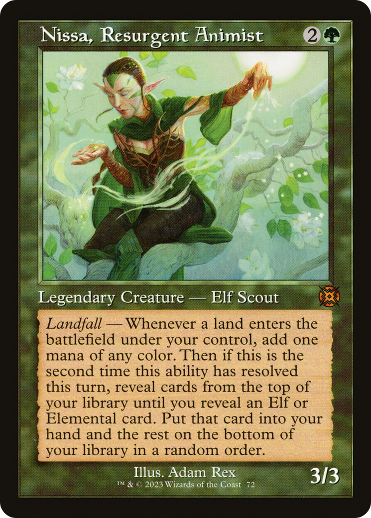 Nissa, Resurgent Animist (Retro) [March of the Machine: The Aftermath] | Jack's On Queen