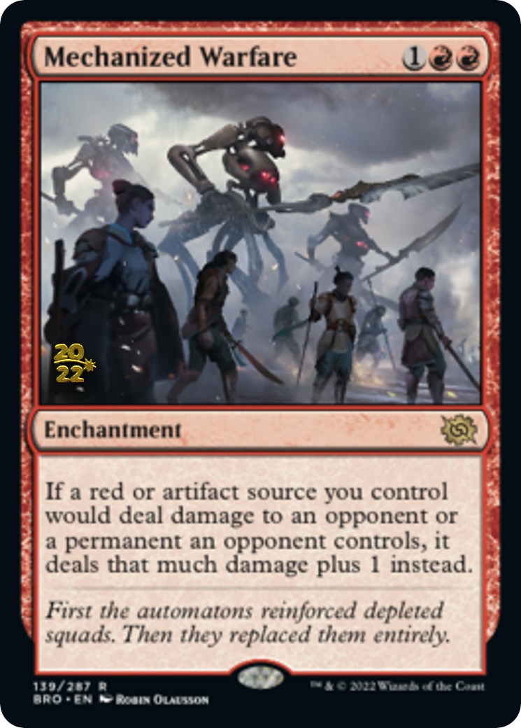 Mechanized Warfare [The Brothers' War: Prerelease Promos] | Jack's On Queen