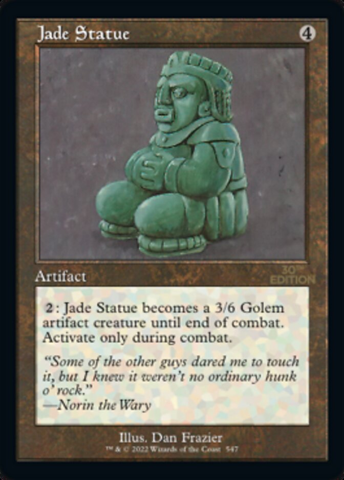 Jade Statue (Retro) [30th Anniversary Edition] | Jack's On Queen