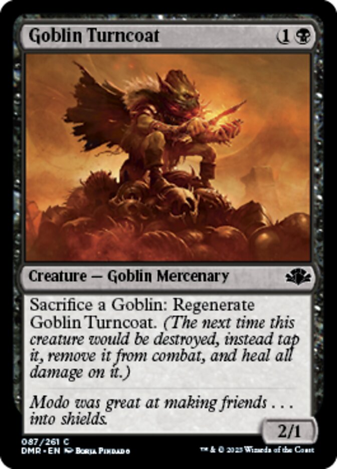 Goblin Turncoat [Dominaria Remastered] | Jack's On Queen