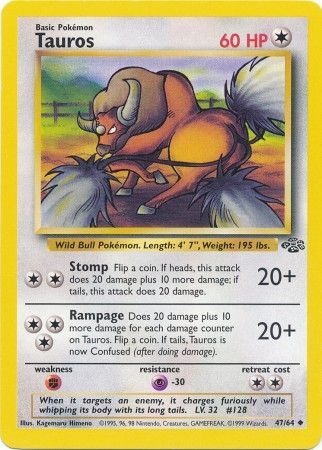 Tauros (47/64) [Jungle Unlimited] | Jack's On Queen