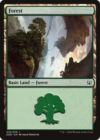 Forest (33) [Duel Decks: Nissa vs. Ob Nixilis] | Jack's On Queen