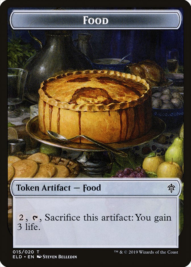 Food (015/020) [Throne of Eldraine Tokens] | Jack's On Queen