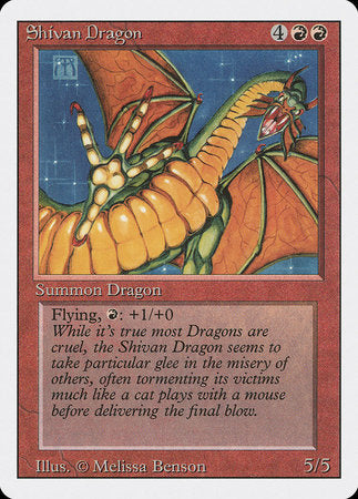 Shivan Dragon [Revised Edition] | Jack's On Queen