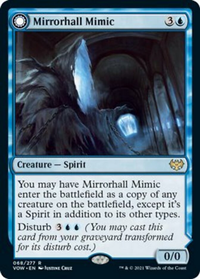 Mirrorhall Mimic // Ghastly Mimicry [Innistrad: Crimson Vow] | Jack's On Queen