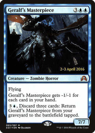 Geralf's Masterpiece [Shadows over Innistrad Promos] | Jack's On Queen