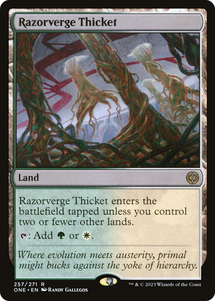 Razorverge Thicket [Phyrexia: All Will Be One] | Jack's On Queen